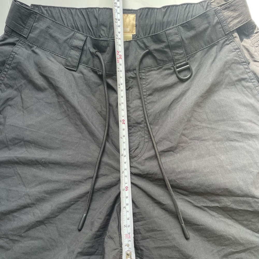 Gap × BÉIS Convertible Cargo Barrel Pants black 8 shorts - Picture 9 of 11
